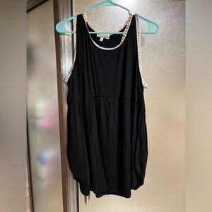 Never worn Black Tank with white trim